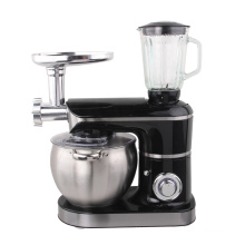 Cheap price 1300W power 3 in 1 multifunctional stand mixer with meat grinder and juice blender